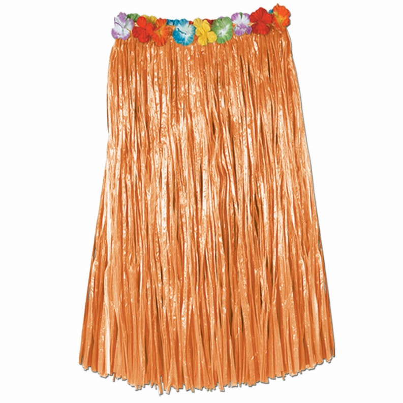 Skirts  - Luau Adult Artificial Grass Hula Skirt - Natural