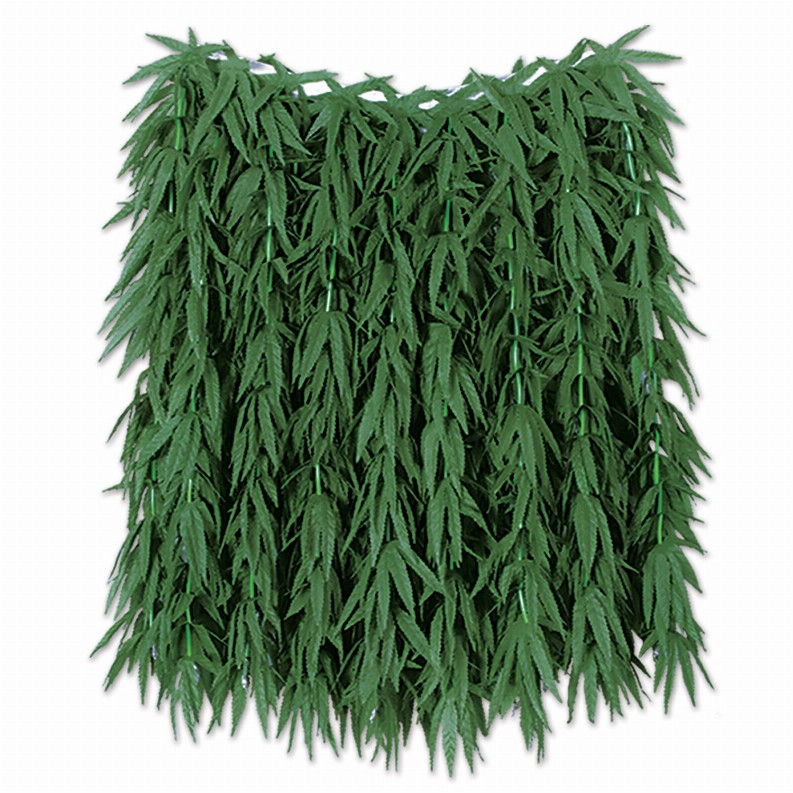 Skirts  - Luau Tropical Fern Leaf Hula Skirt