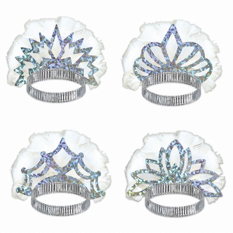 Spread Feathered  - General Occasion Prismatic Tiaras