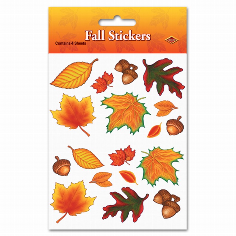 Stickers  - Thanksgiving/Fall Fall Leaf Stickers