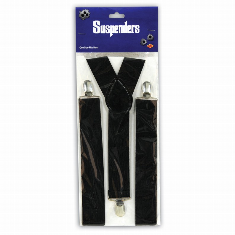 Suspenders  - General Occasion Black Suspenders
