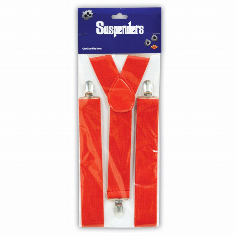 Suspenders  - General Occasion Red Suspenders