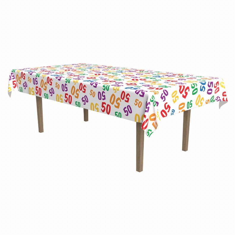 Table Covers 54" x 108"   Patterned Birthday-Age Specific