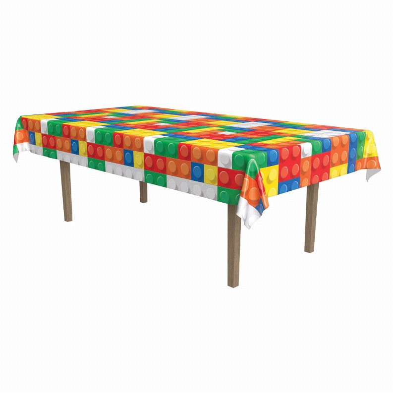 Table Covers 54" x 108"   Patterned Building Blocks