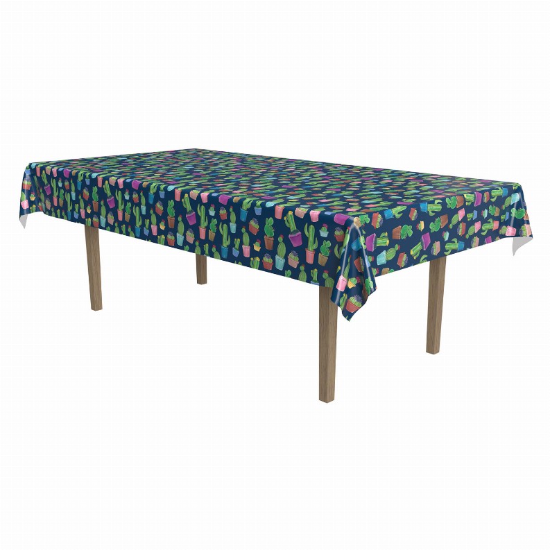 Table Covers 54" x 108"   Patterned Cactus & Llama