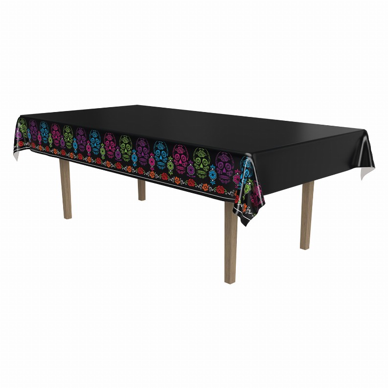 Table Covers 54" x 108"   Patterned Day of the Dead