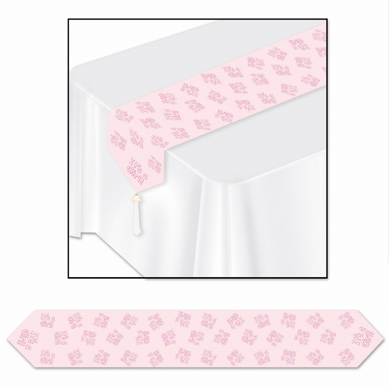 Table Runner  11" x 6  Baby Shower Printed