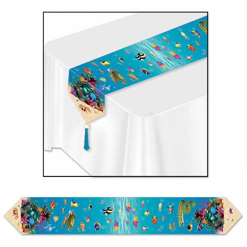 Table Runner  11" x 6  Under The Sea Printed