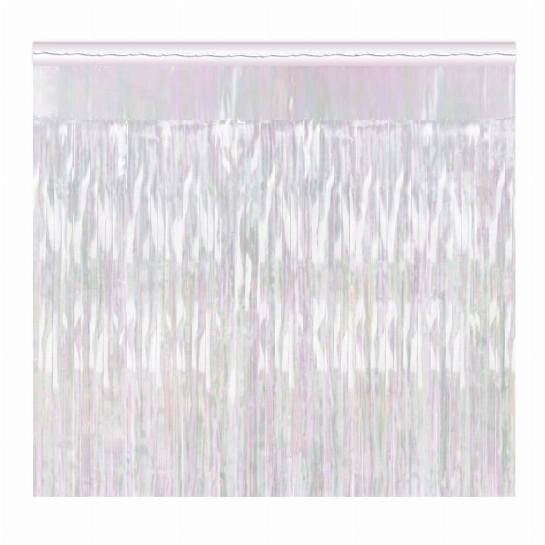 Table Skirts - Metallic  - General Occasion Packaged 2-Ply Metallic Table Skirting - opalescent