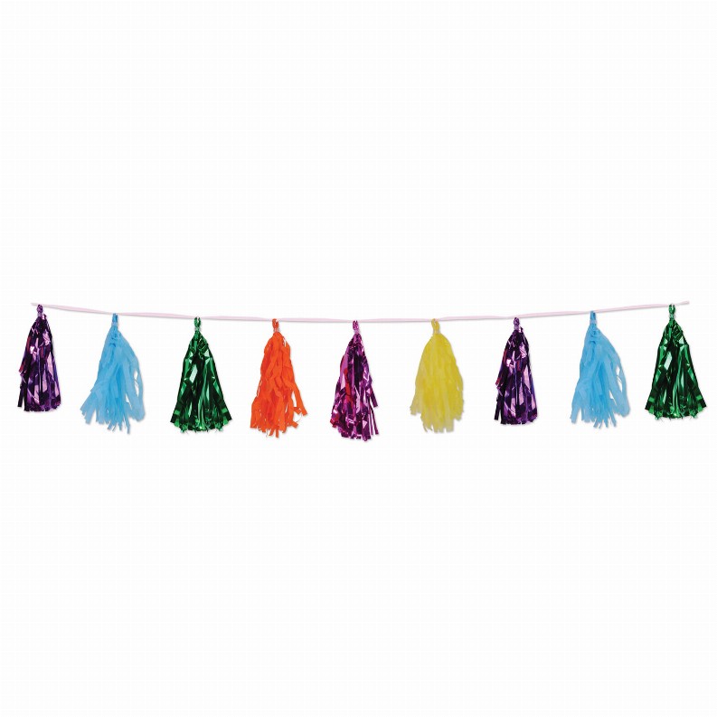 Tassel Garlands  - General Occasion Metallic & Tissue Tassel Garland