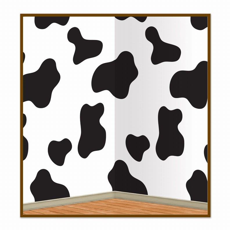 Themed Backdrops - Farm Cow Print Backdrop
