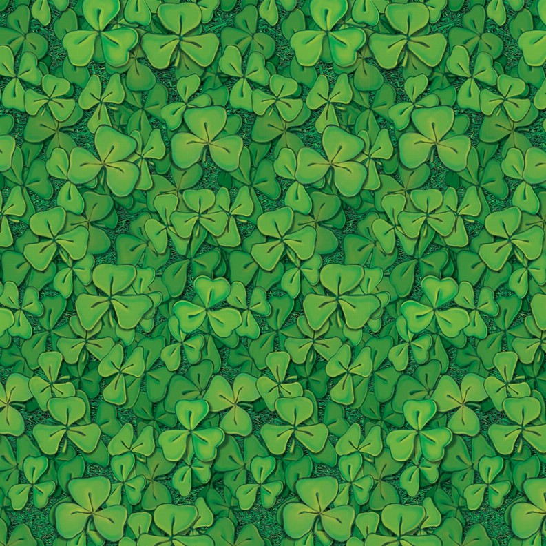 Themed Backdrops - St. Patrick's Clover Field Backdrop