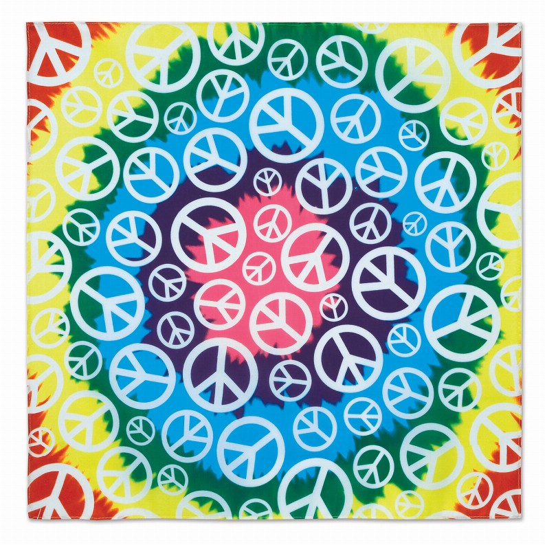 Themed Bandanas - Peace Sign60's