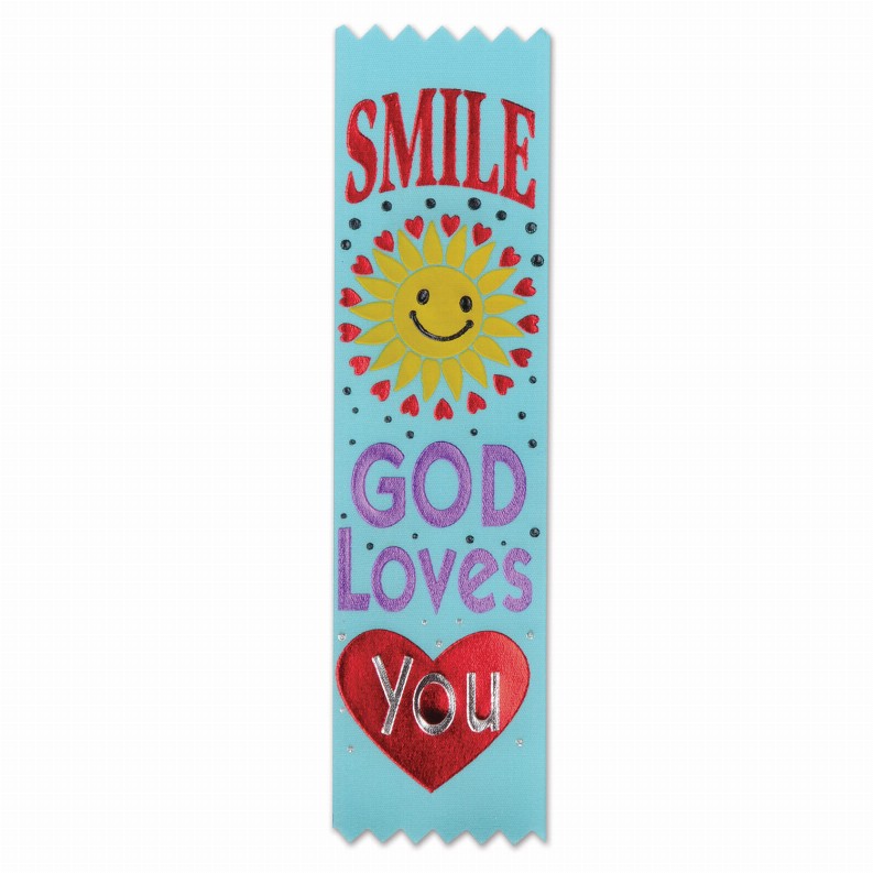 Value Packs  - Religious Smile, God Loves You Value Pack Ribbons