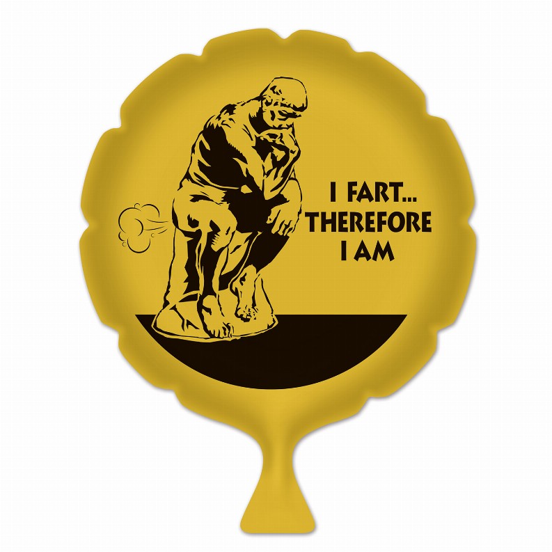 Whoopee Cushions  - General Occasion I Fart... Therefore I Am Whoopee Cushion