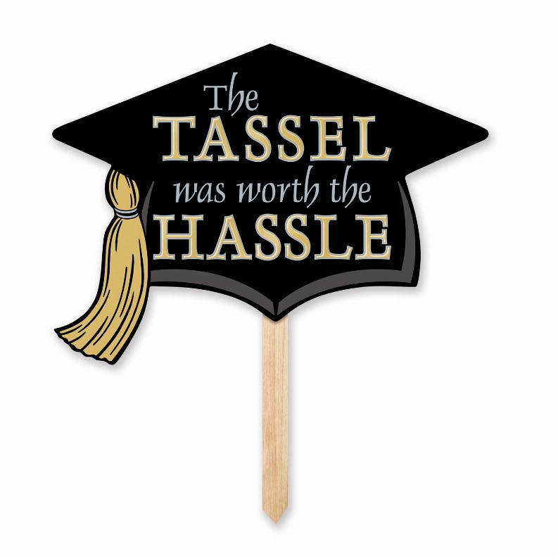 Yard Signs  - Graduation Grad Cap Yard Sign