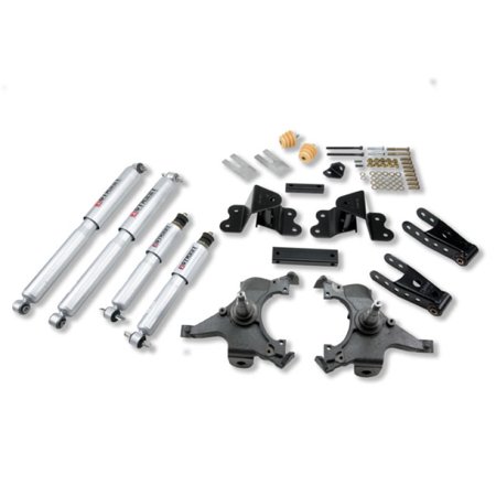 88-98 GM C1500 (EXT CAB) 2 F/4 R W/ SP SHOCKS LOWERING KIT