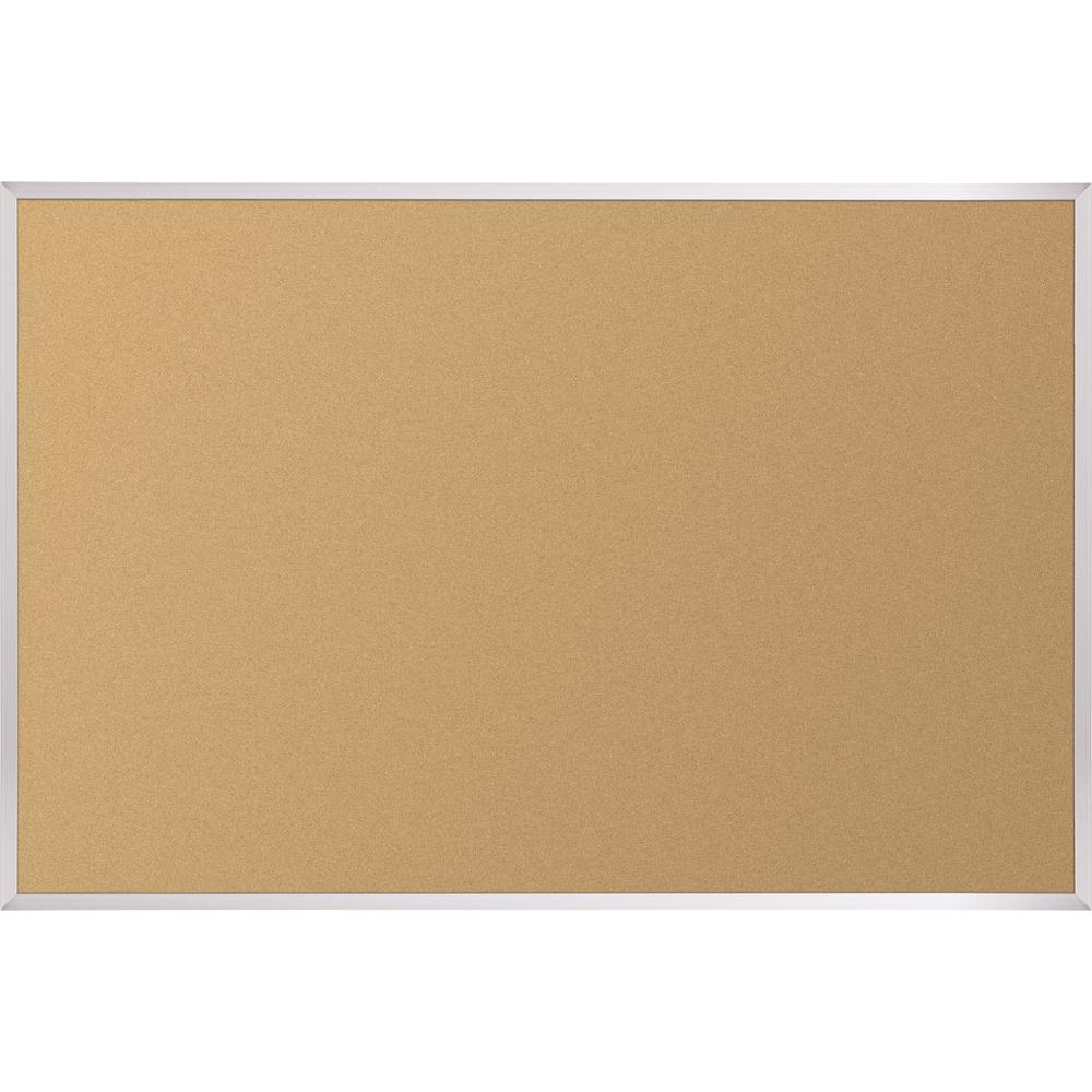 Natural Add - Cork Tackboard - Aluminum Trim - 1.5 X 2