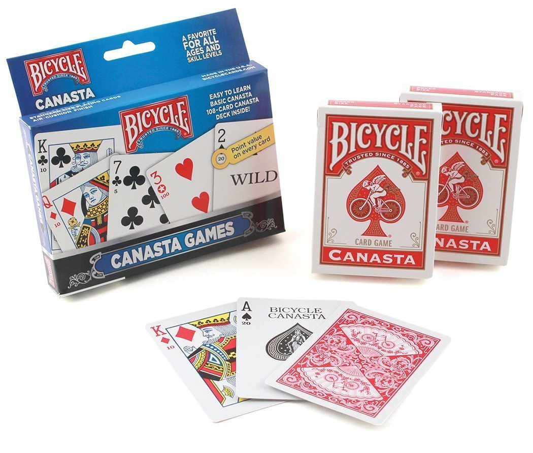 Bicycle Canasta Set, 6 Decks