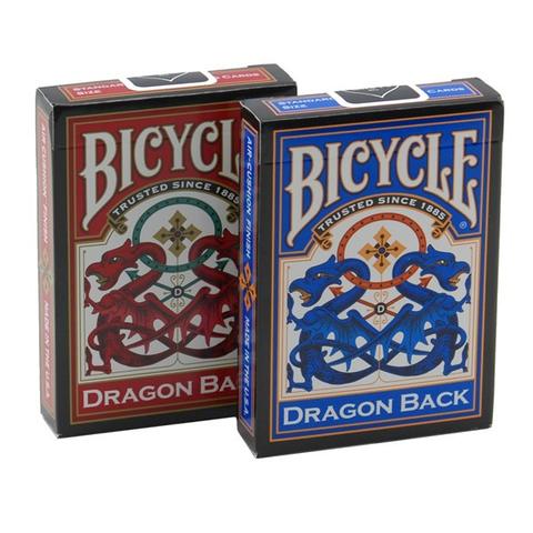 Bicycle Dragon Back, 6 Decks Red/Blue