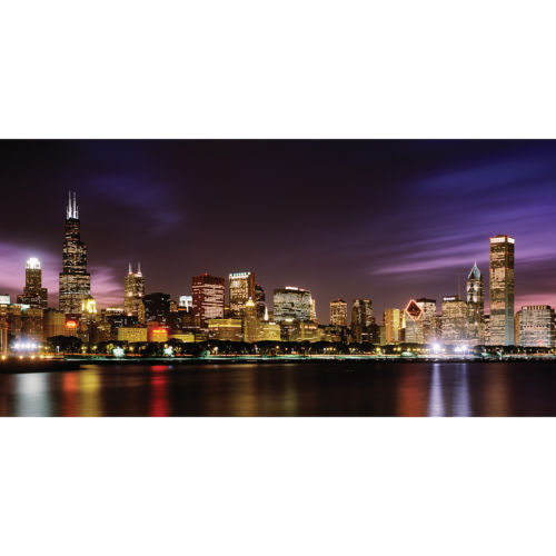 Biggies Wall Mural - Chicago Skyline - Extra Large