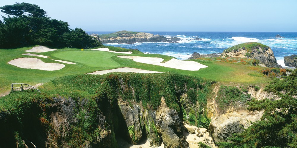 Biggies Cypress Point Photograph Golf Mural, Medium