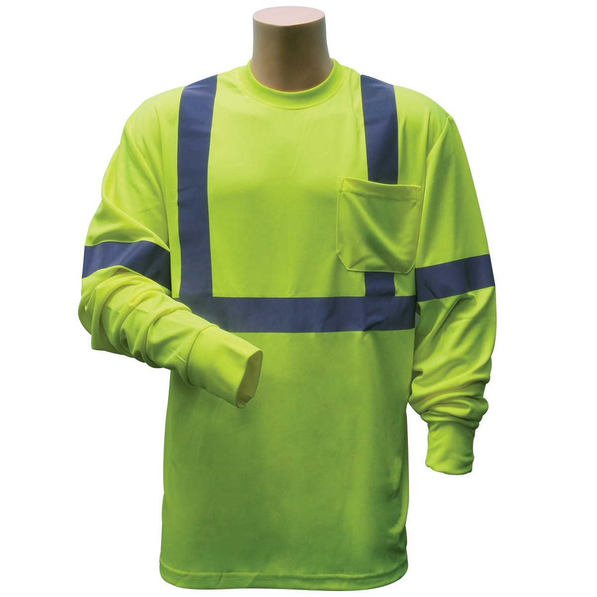 Bco Ls Pkt T W/Rflctv Tape/Hivis/Lime 3X