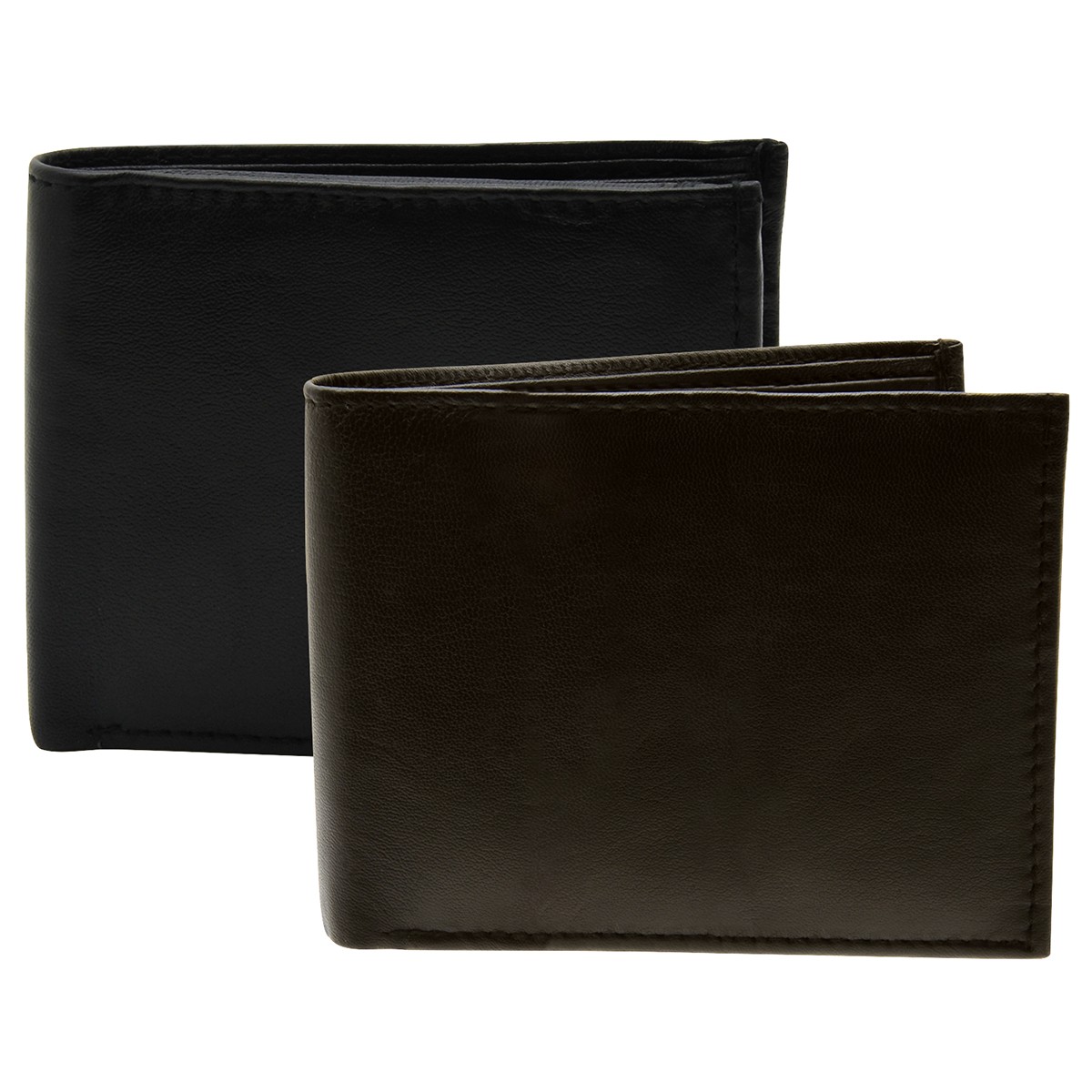 Bco Rfid Bifold Wallet/ Top Flap/ Bk/Br