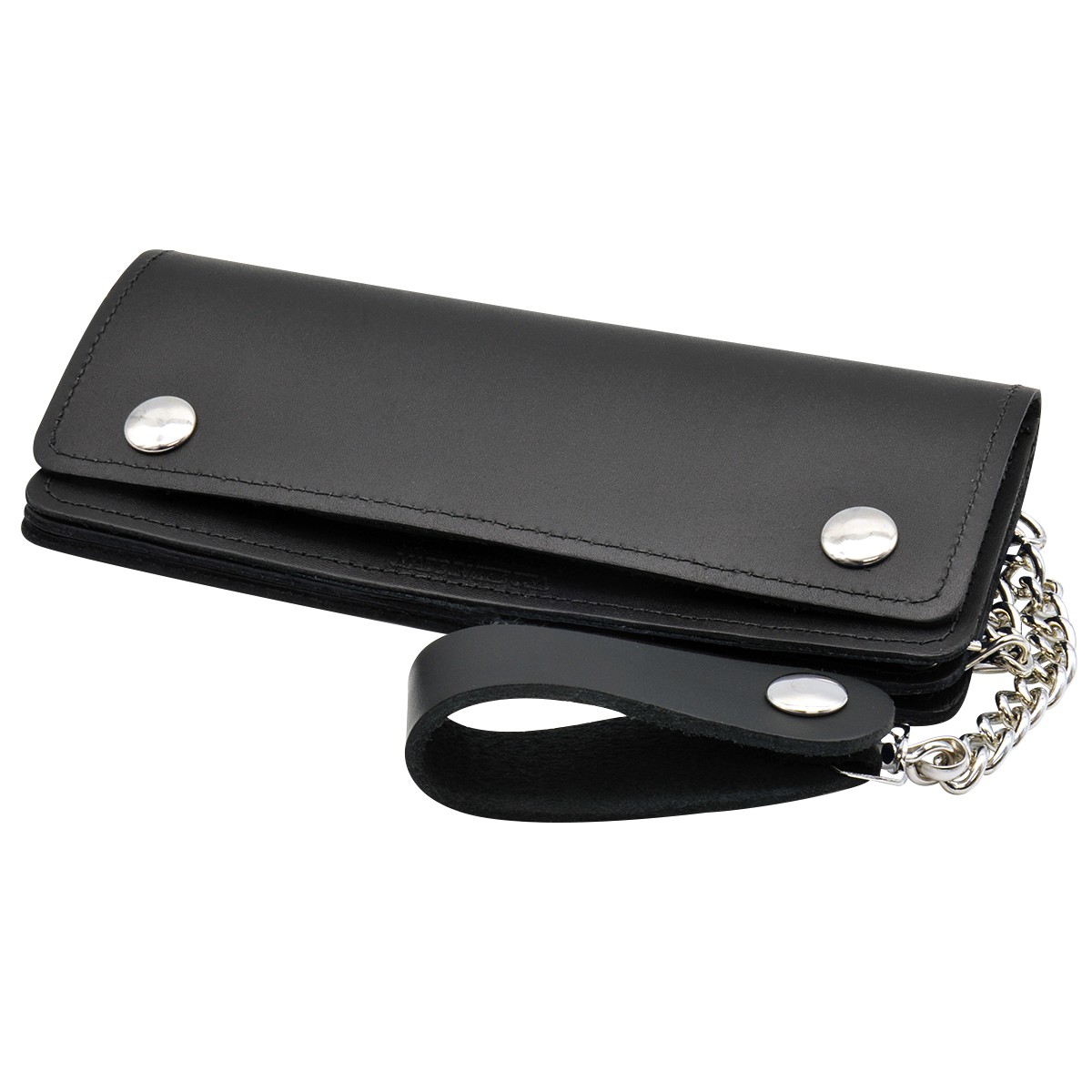 Bco Wallet Biker 7 in. W/Chain Black