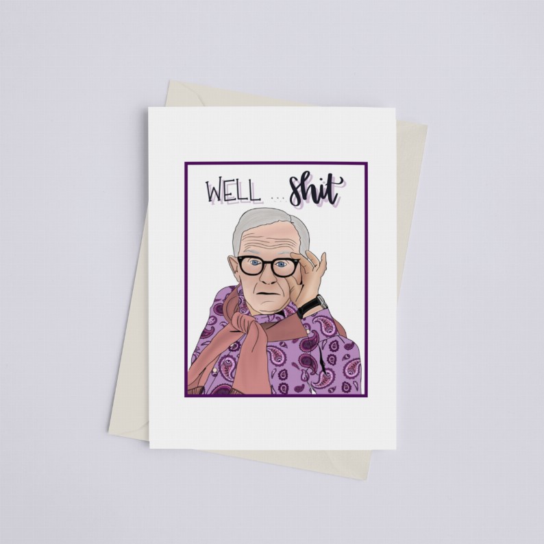 "Well, Shit" with Leslie Jordan - Greeting Card