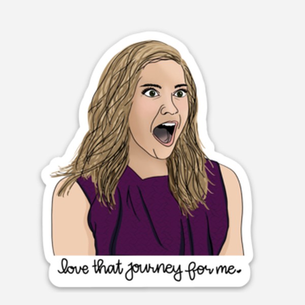 Alexis Rose "love that journey for me" Sticker - Schitt's Creek