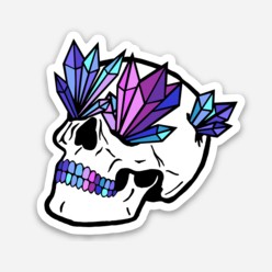 Crystal Skull 2.0 Sticker
