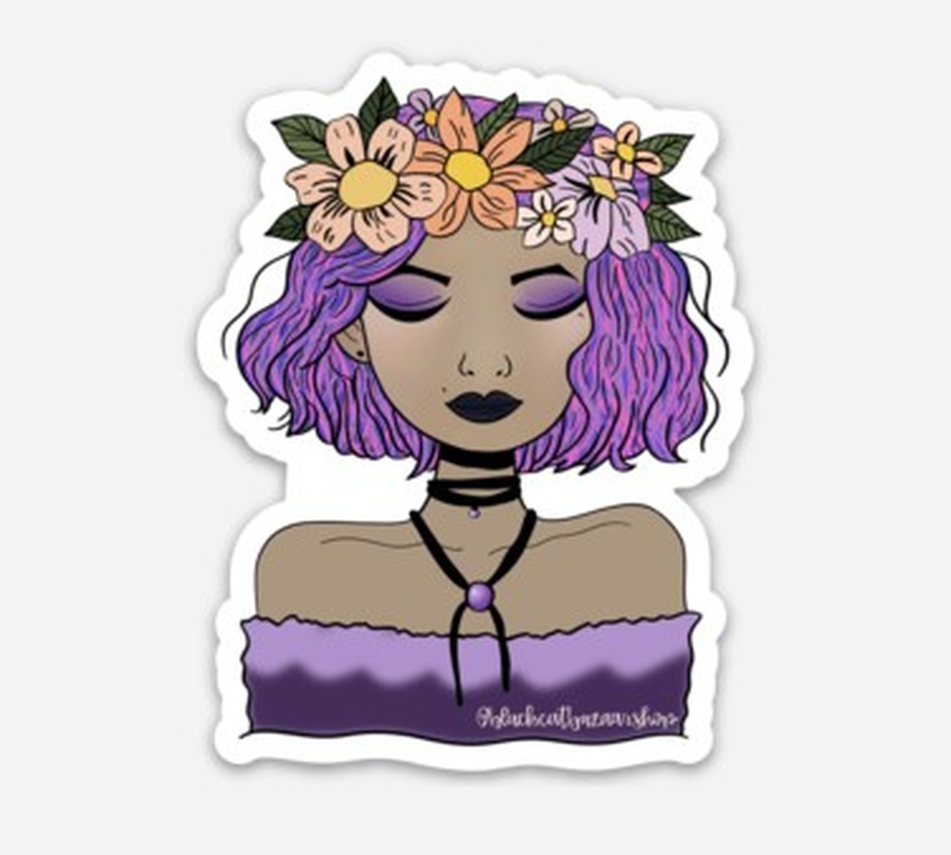 Flower Girl Sticker