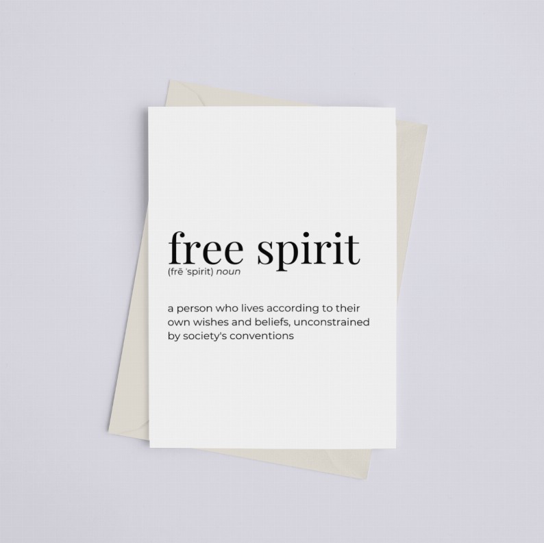 Free Spirit - Greeting Card/Wall Art Print