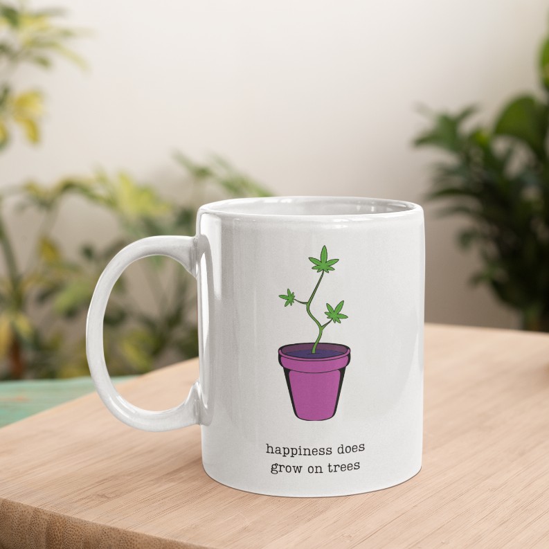 Happiness Does Grow on Trees Coffee Mug