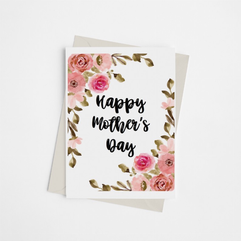 Happy Mother's Day Floral/Traditional - Greeting Card