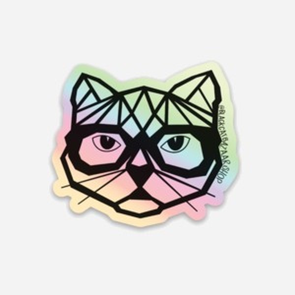 Holographic Cat Sticker