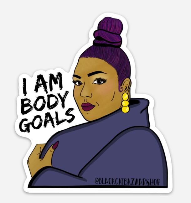 I Am Body Goals (Lizzo) Sticker