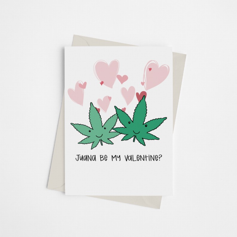 Juana be my Valentine? - Greeting Card