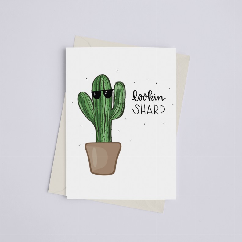 Lookin' Sharp - Greeting Card