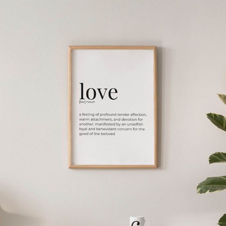 Love - Greeting Card/Wall Art Print