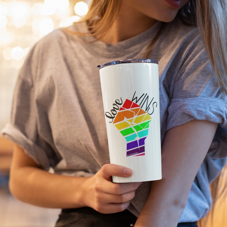 Love Wins Tumbler