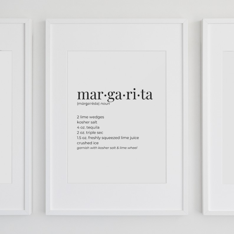 Margarita Wall Art Print