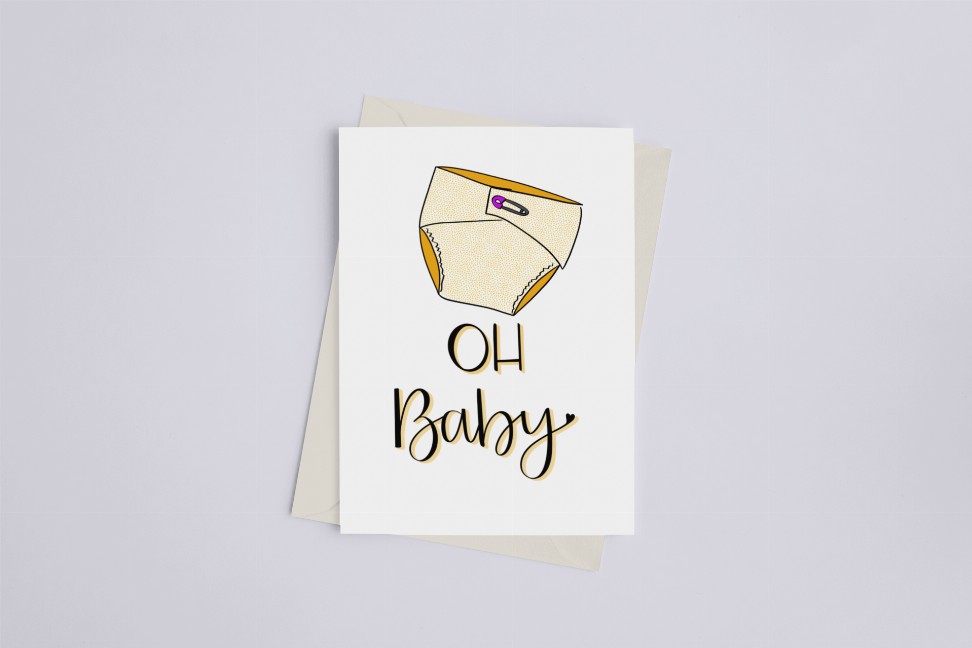 Oh Baby! - Greeting Card