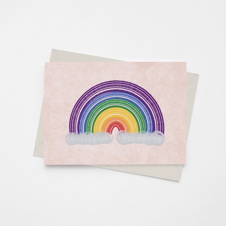 Rainbow - Greeting Card