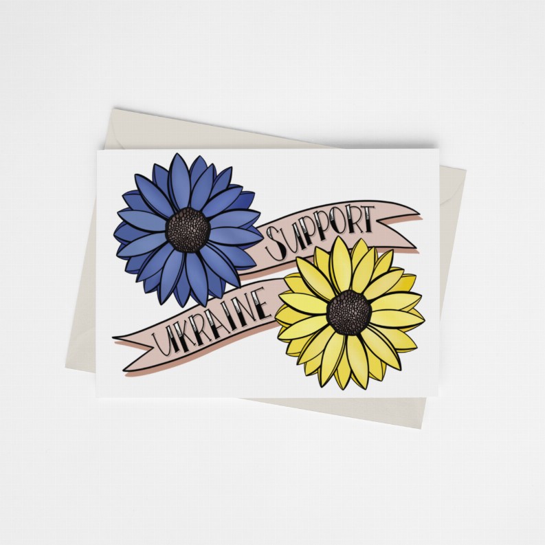 Support Ukraine - Greeting Card