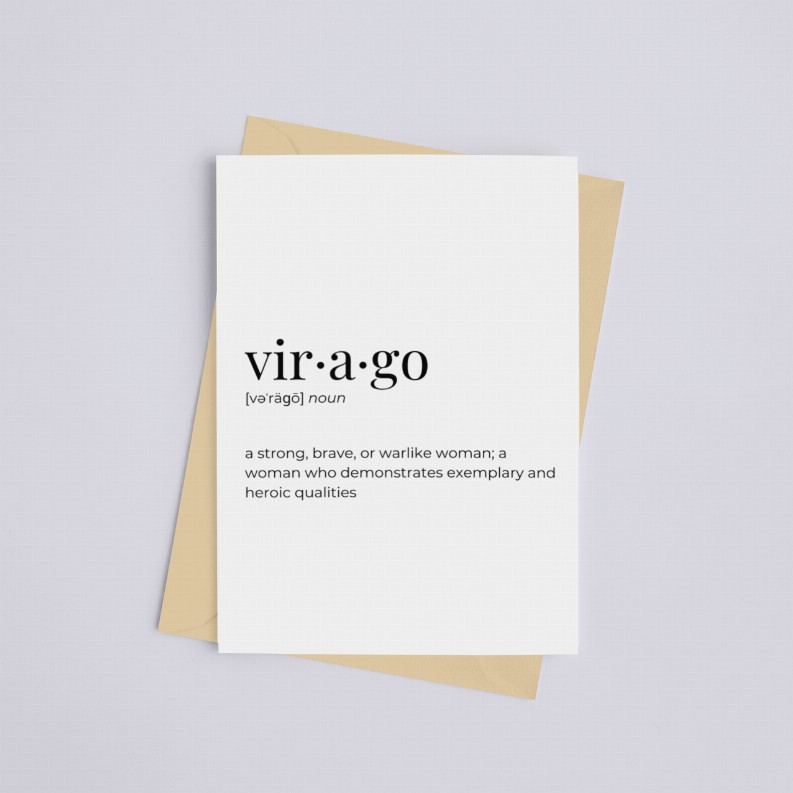 Virago - Greeting Card/Wall Art Print