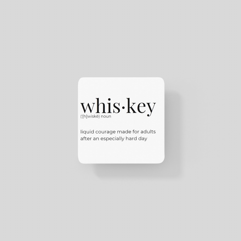 Whiskey Coaster