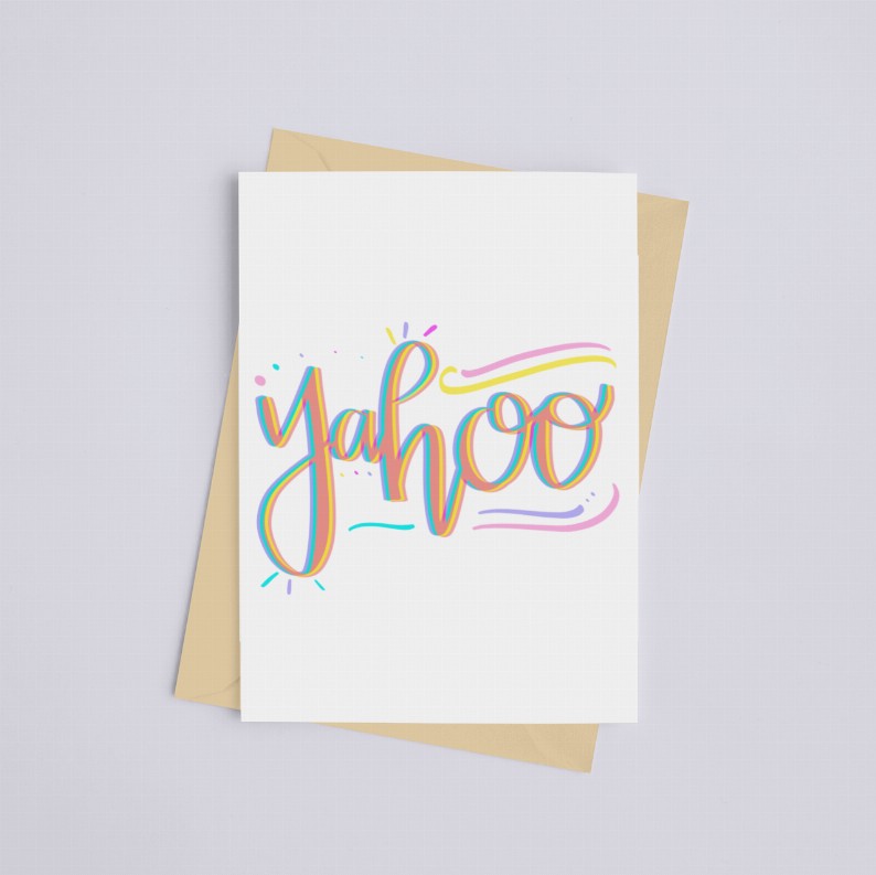 Yahoo! - Greeting Card