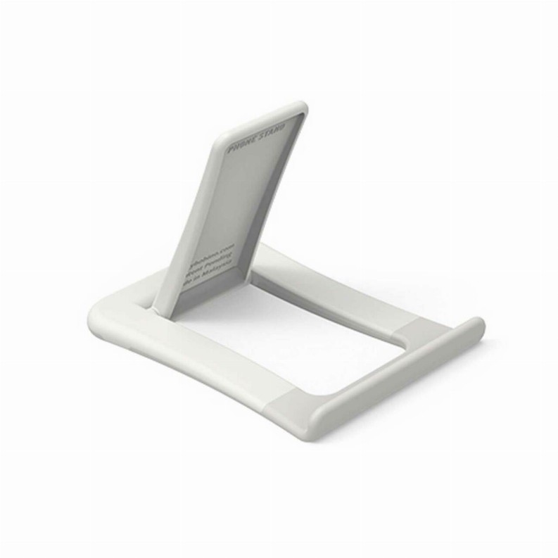 Phone Stand - Enjoy The Freedom Of Having Both You Hands Available - Cream White